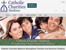 Tablet Screenshot of catholiccharitiesofmadison.org